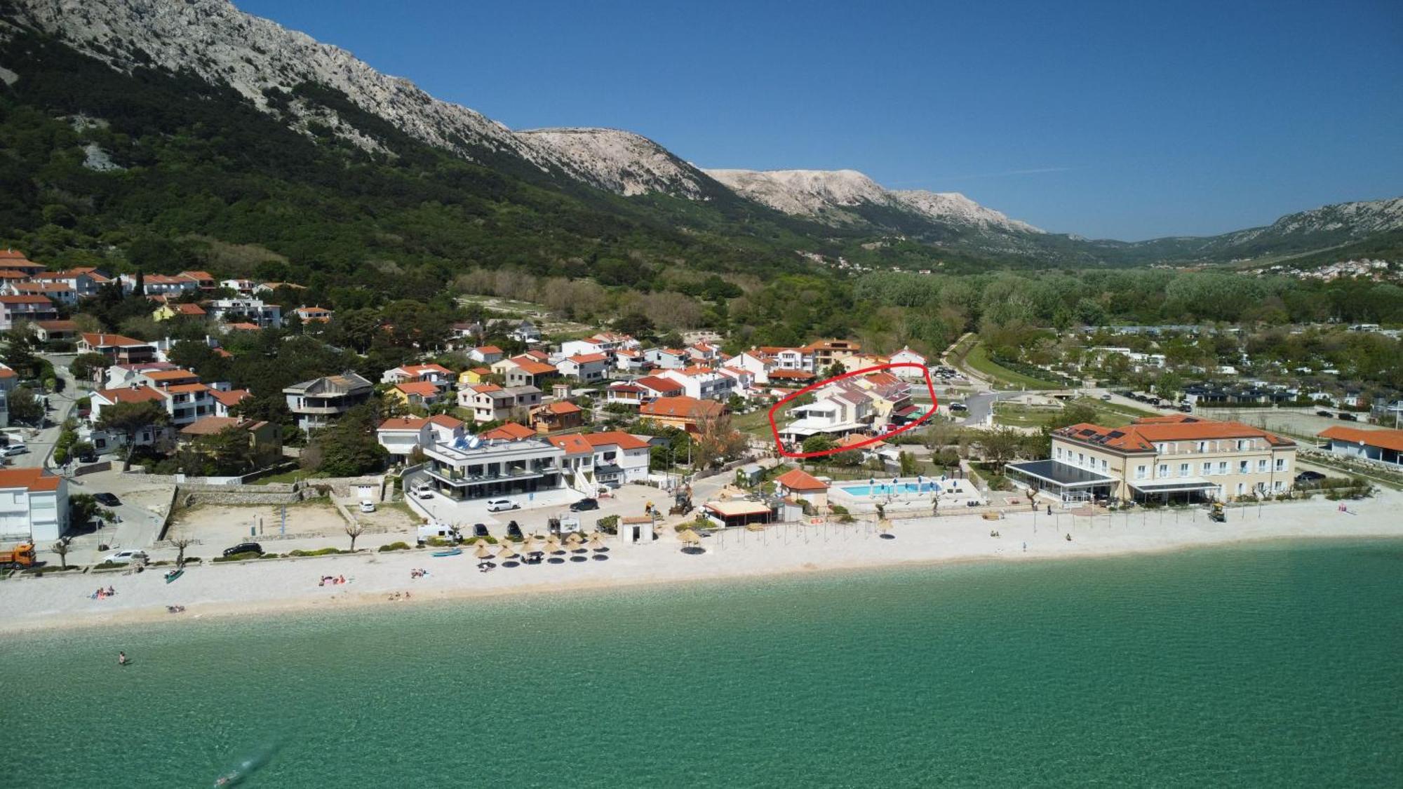 Apartments Mikulan Beach 巴斯卡 外观 照片