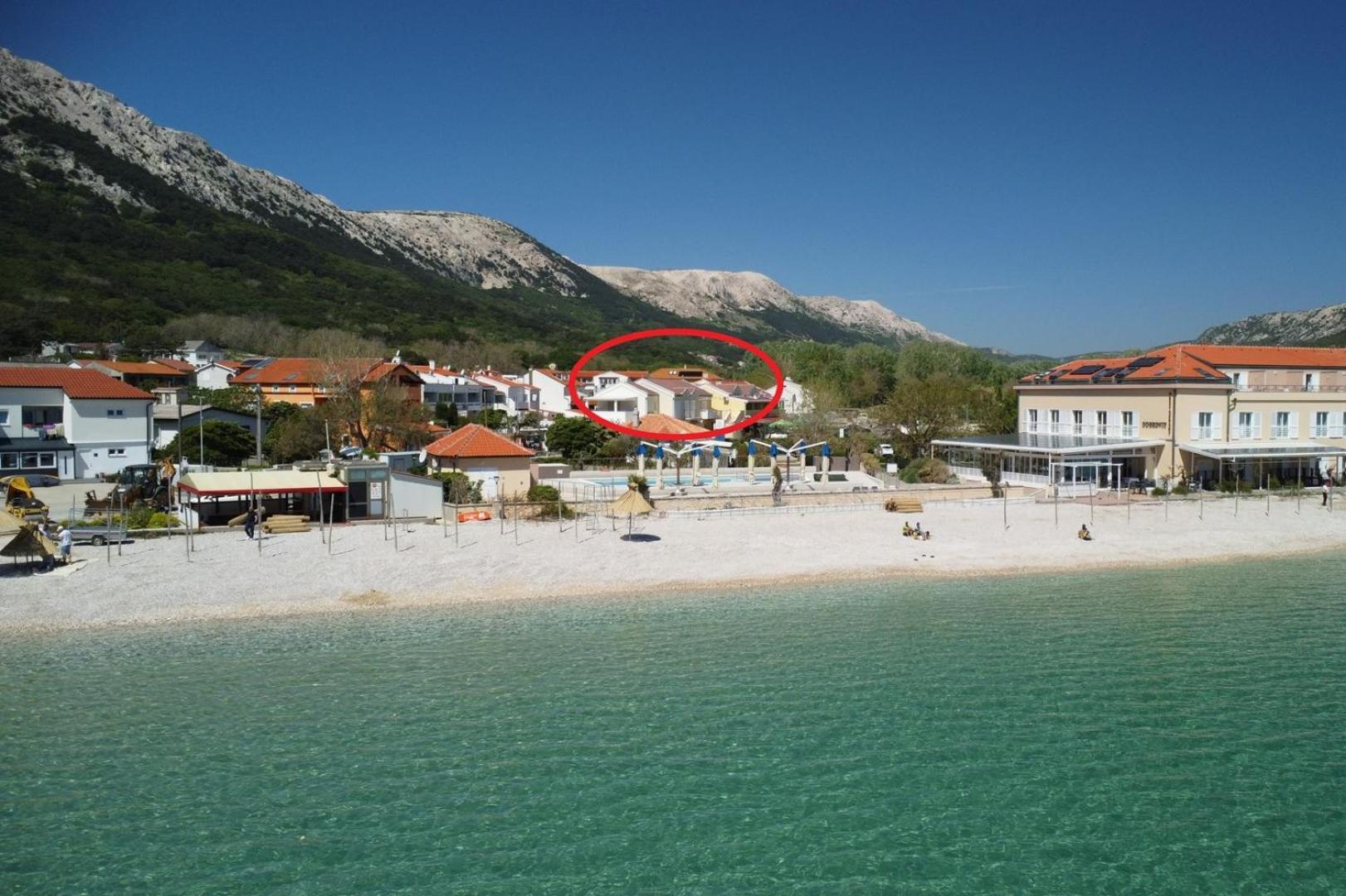 Apartments Mikulan Beach 巴斯卡 外观 照片